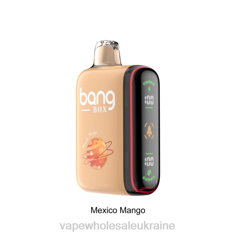 Vape Wholesale Ukraine - Bang Box Інтелектуальний дисплей потужності 9000-18000 затяжок мексиканське манго 2D4F31