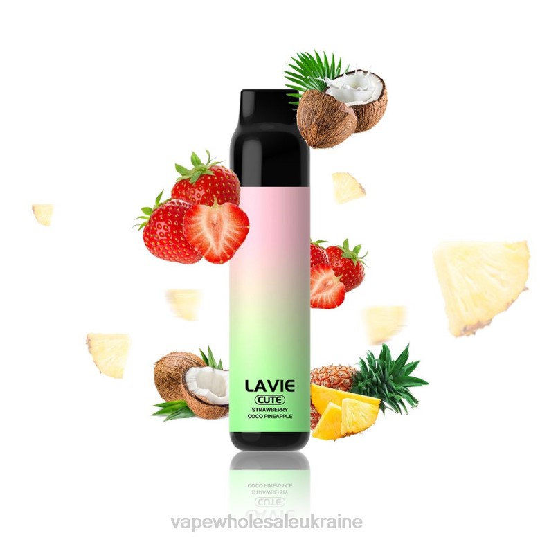 Vape Wholesale Ukraine - LAVIE BAR 3000 затяжок H246291 полуниця кокосове яблуко