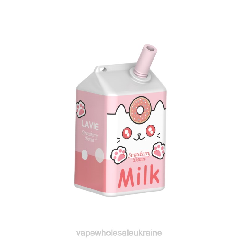 Украина Вейп Шоп - LAVIE MILK 7000 затяжок H246177 полуничний пончик