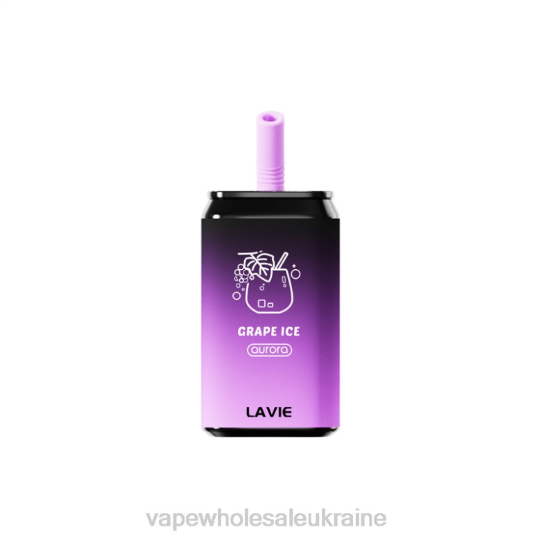 Vape Wholesale Ukraine - LAVIE Aurora 11000 затяжок H246151 виноградний лід