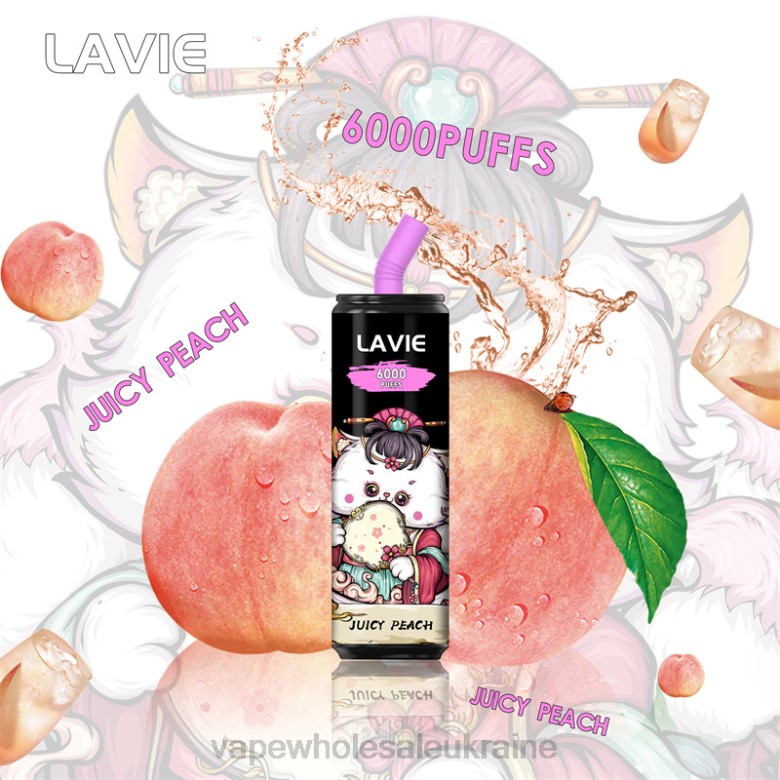 Vape Wholesale Ukraine - LAVIE Coke BAR 6000 затяжок H246271 соковитий персик