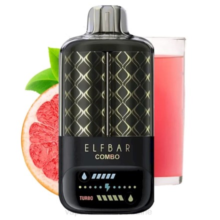 Vape Wholesale Ukraine - Elf Bar Combo 25000 рожевий лимонад і грейпфрут BJBN11