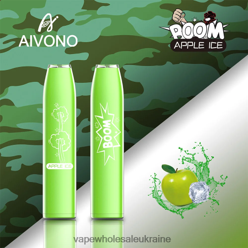 Вейп Оптом Купить - Aivono AIM BOOM 600 яблучний лід B0000J354