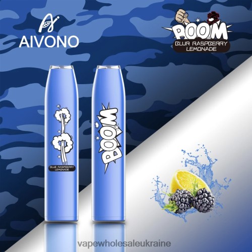 Вейп Украина - Aivono AIM BOOM 600 синій малиновий лимонад B0000J355