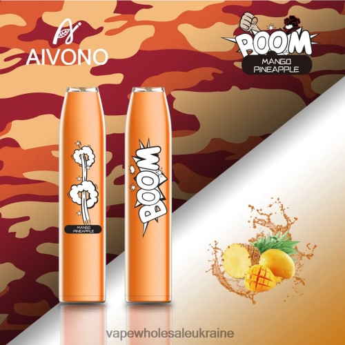 Вейп Дешевий - Aivono AIM BOOM 600 манго ананас B0000J360