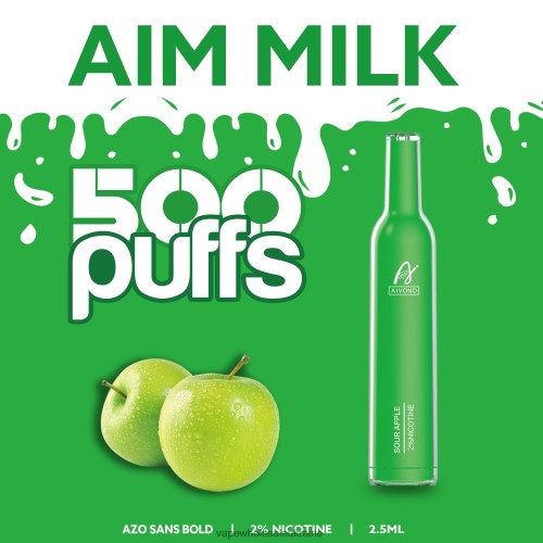 Украина Вейп Шоп - Aivono AIM MILK 500 кисле яблуко B0000J267