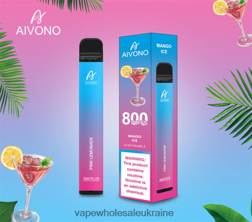 Vape Wholesale Ukraine - Aivono AIM PLUS 800 рожевий лимонад B0000J191