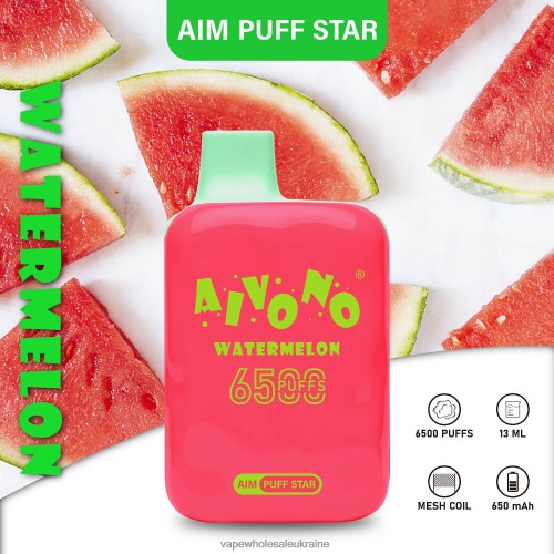 Vape Wholesale Ukraine - Aivono AIM PUFF STAR 6500 кавун B0000J291